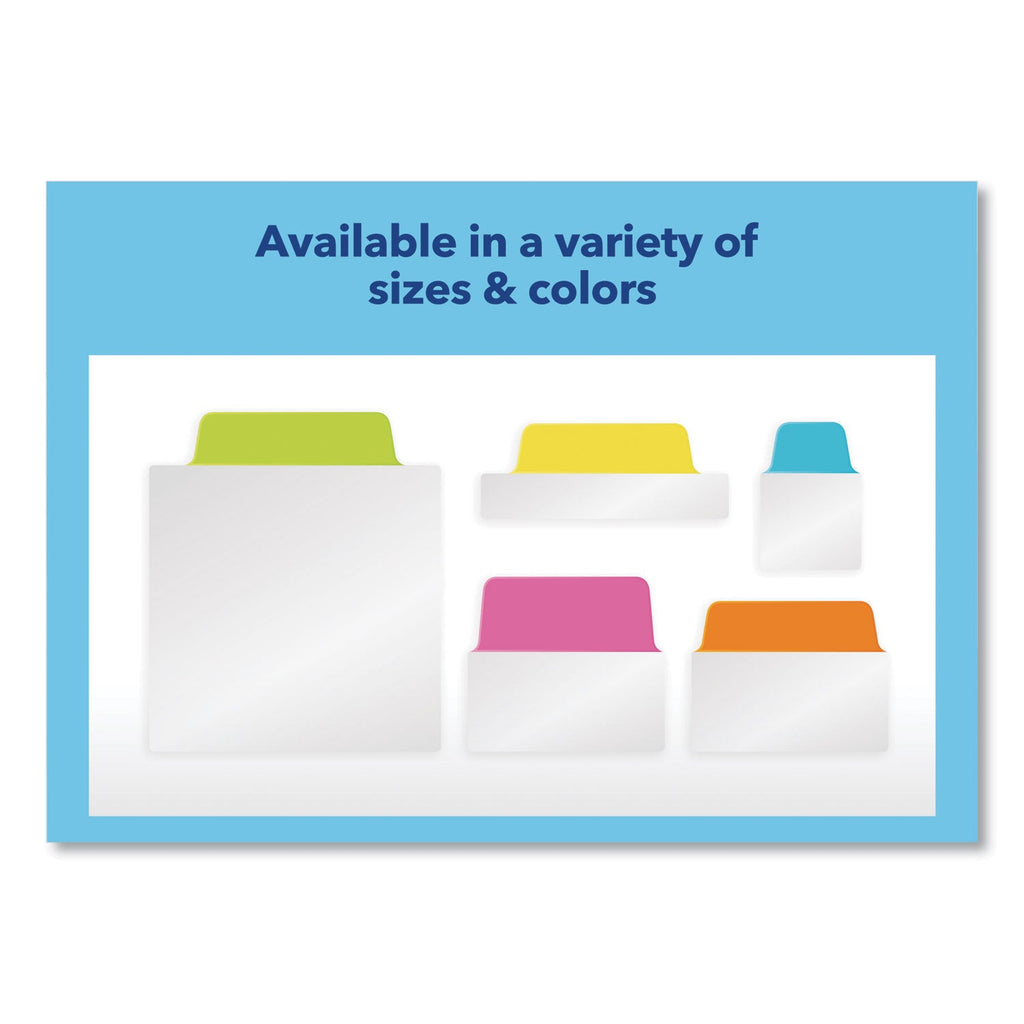 Avery Ultra Tabs Repositionable Tabs, Big Tabs: 2" x 1.75", 1/5-Cut, Assorted Primary Colors, 20/Pack