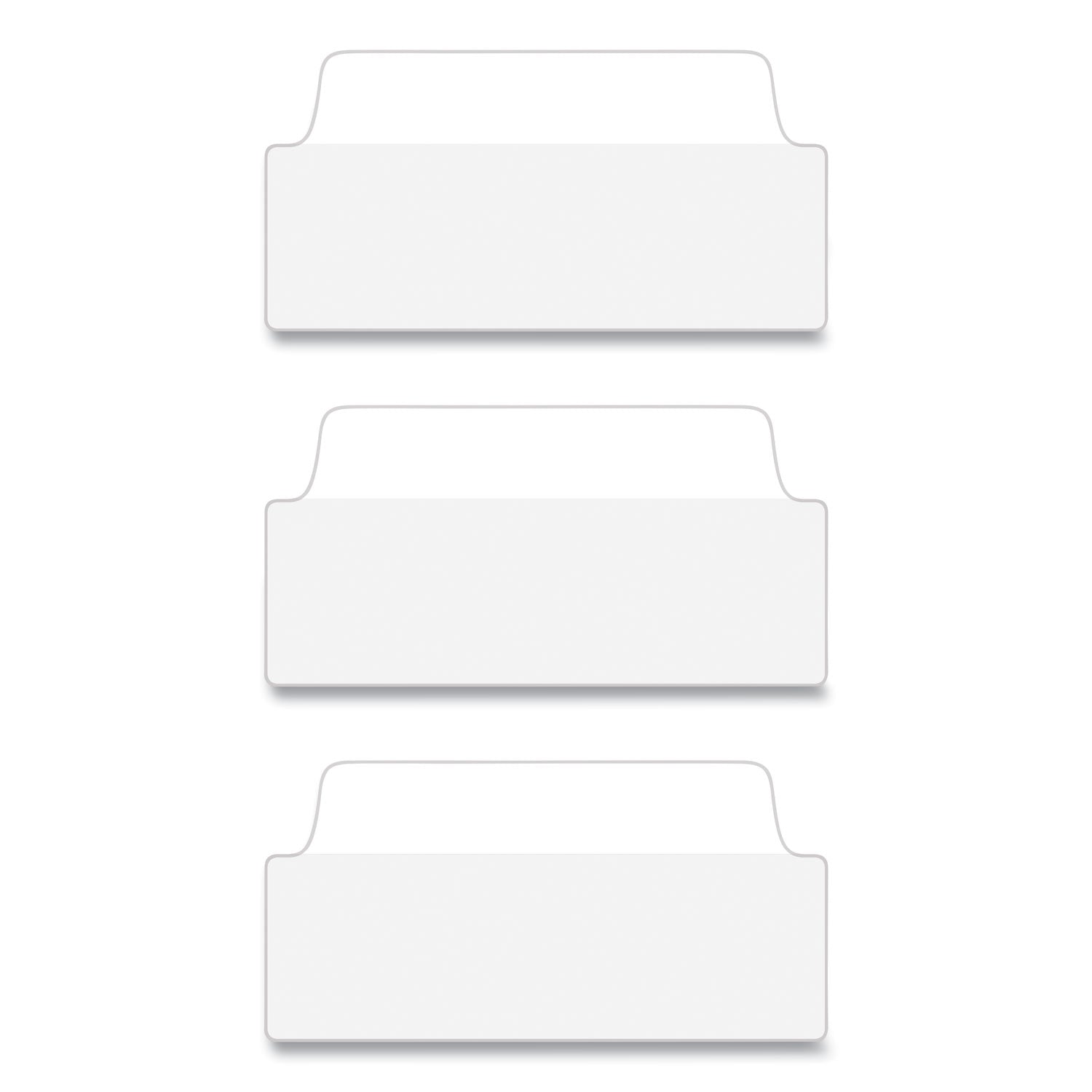Avery Ultra Tabs Repositionable Tabs, Wide and Slim: 3" x 1.5", 1/3-Cut, White, 24/Pack