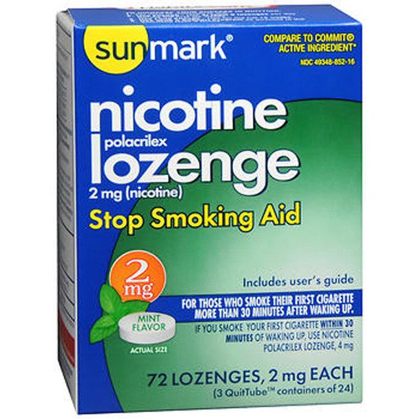 Sunmark Sm Nicot Loz Mint 2 Mg 72