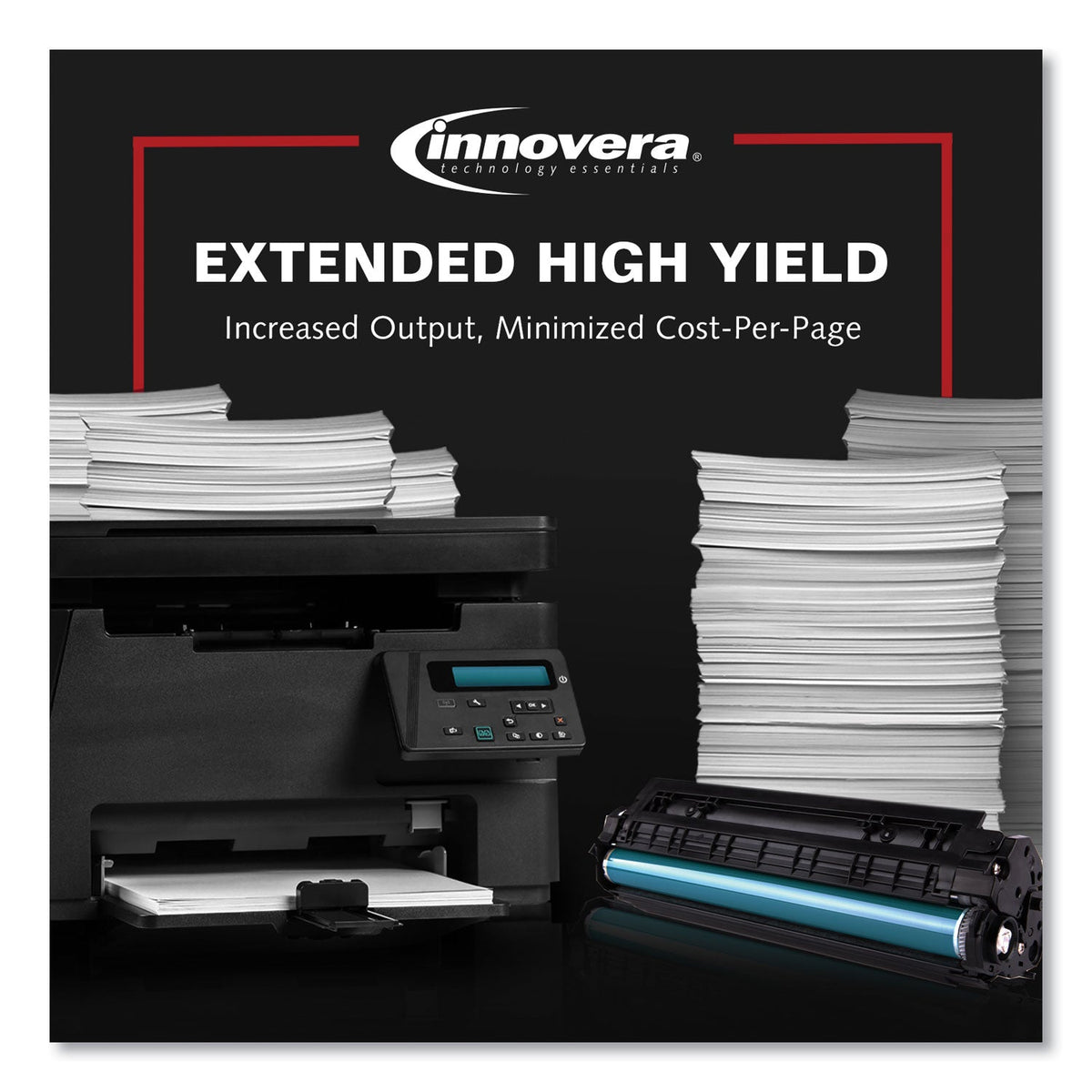 Innovera Remanufactured Black Toner, Replacement for T654X11A, 36,000 Page-Yield