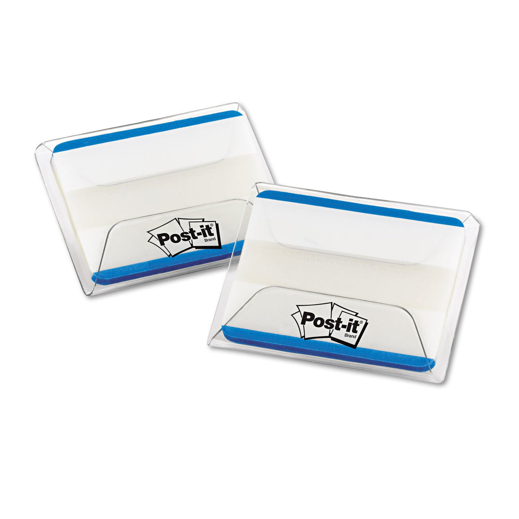 Post-it Lined Tabs, 1/5-Cut, Blue, 2" Wide, 50/Pack