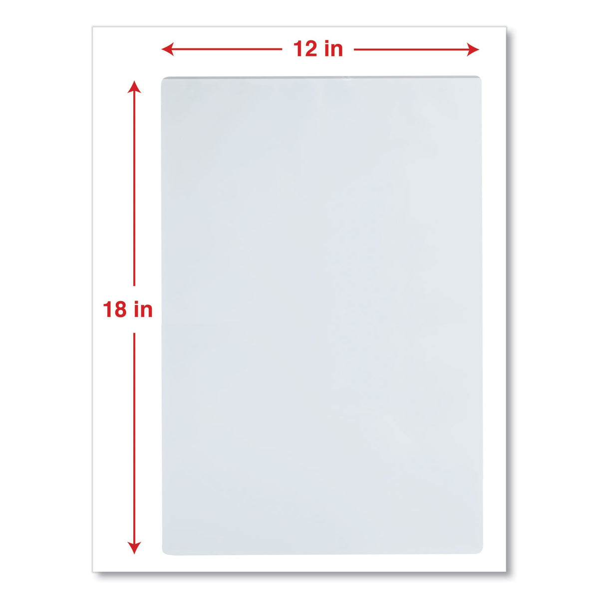 Universal Laminating Pouches, 3 mil, 18" x 12", Matte Clear, 25/Pack