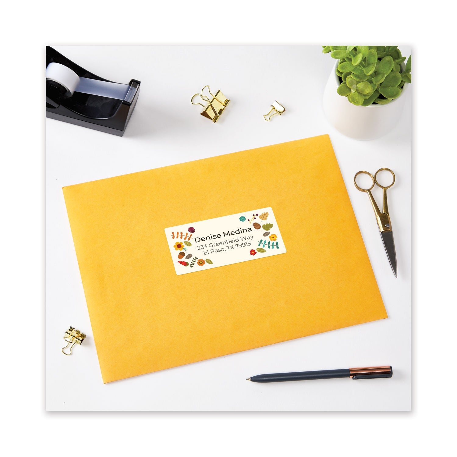 Avery Waterproof Shipping Labels with TrueBlock and Sure Feed, Laser Printers, 2 x 4, White, 10/Sheet, 500 Sheets/Box