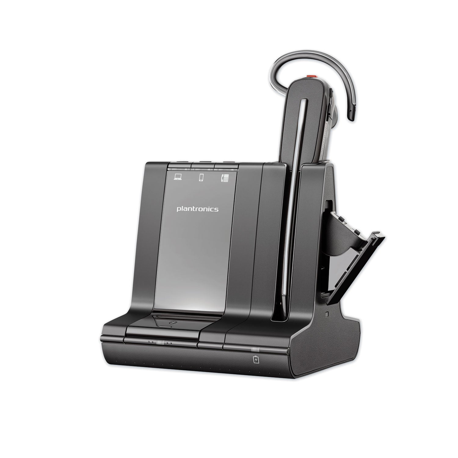poly Savi S8245M Office Series Headset, Microsoft Version, Black