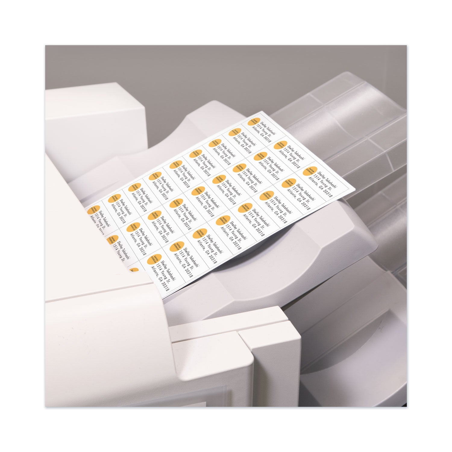 Avery Copier Mailing Labels, Copiers, 1 x 2.81, Clear, 33/Sheet, 70 Sheets/Pack