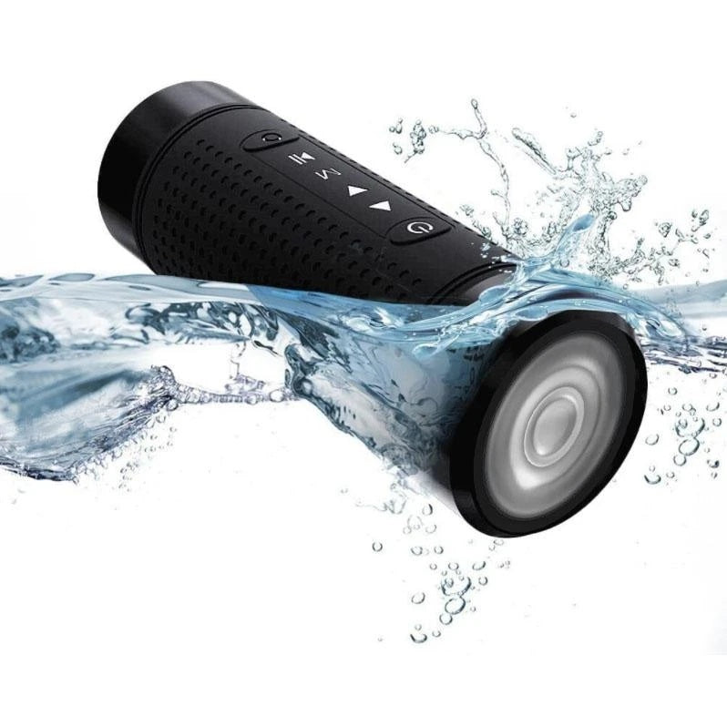 Outdoor Bluetooth Speaker with Flashlight & Power Bank