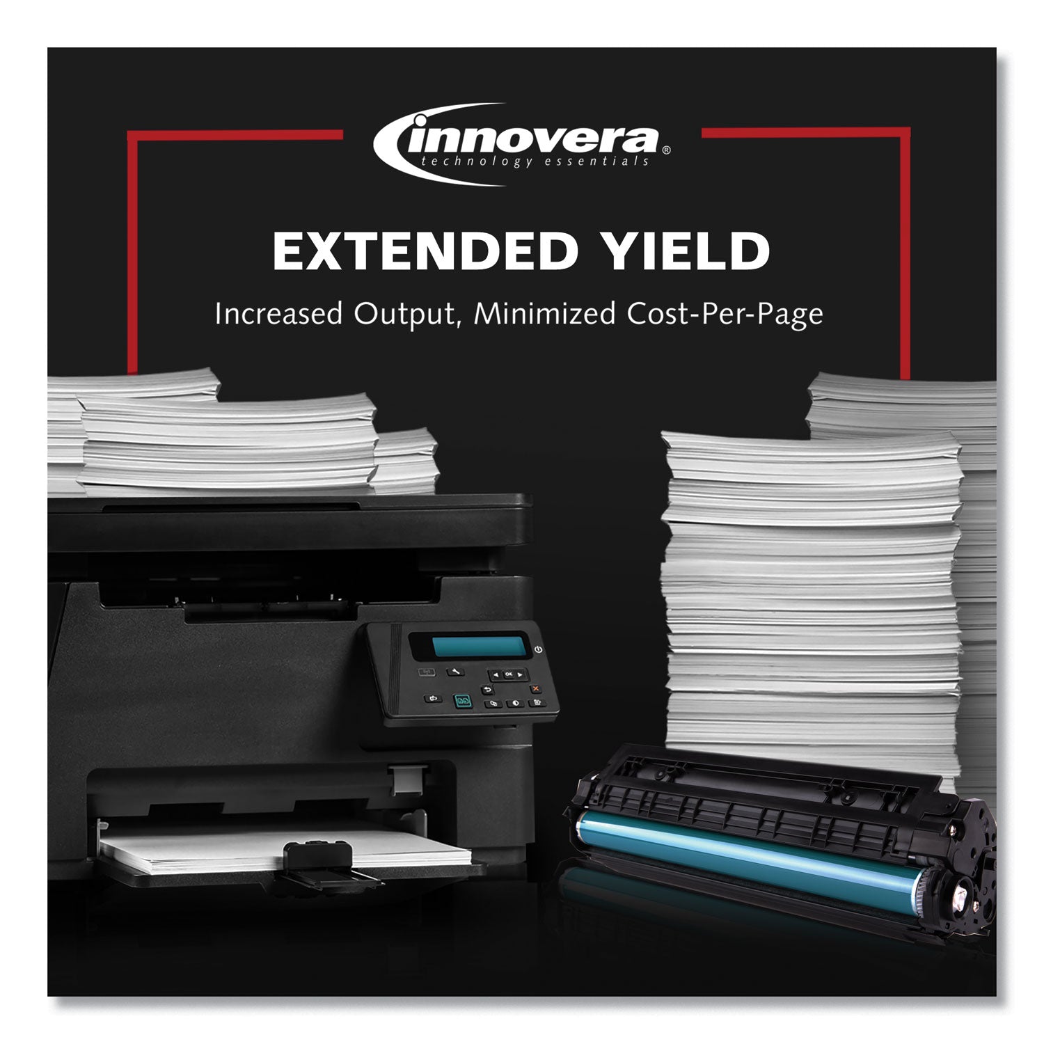 Innovera Remanufactured Cyan High-Yield Toner, Replacement for 201X (CF401X), 2,300 Page-Yield