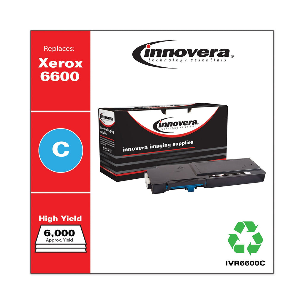 Innovera Remanufactured Cyan High-Yield Toner, Replacement for 106R02225, 6,000 Page-Yield