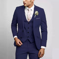 New Multi-color Two-button Three-piece Casual Suit Set For Men