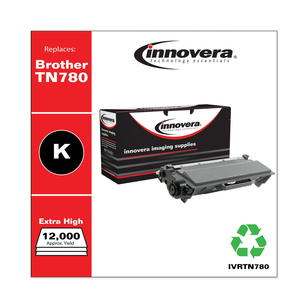 Innovera Remanufactured Black High-Yield Toner, Replacement for TN780, 12,000 Page-Yield