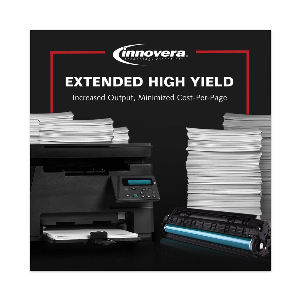 Innovera Remanufactured Black High-Yield Toner, Replacement for 593-BBMF, 6,000 Page-Yield