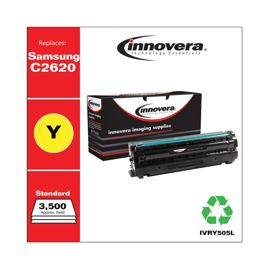 Innovera Remanufactured Yellow High-Yield Toner, Replacement for CLT-Y505L (SU514A), 3,500 Page-Yield
