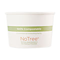 World Centric No Tree Paper Bowls, 12 oz, 4.4" Diameter x 2.5"h, Natural, Sugarcane, 500/Carton