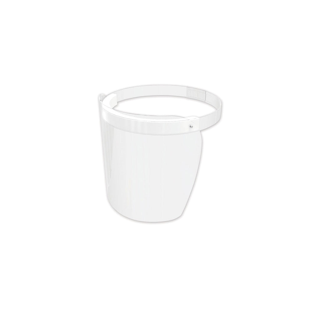deflecto Disposable Face Shield, 13 x 10, Clear, 100/Carton