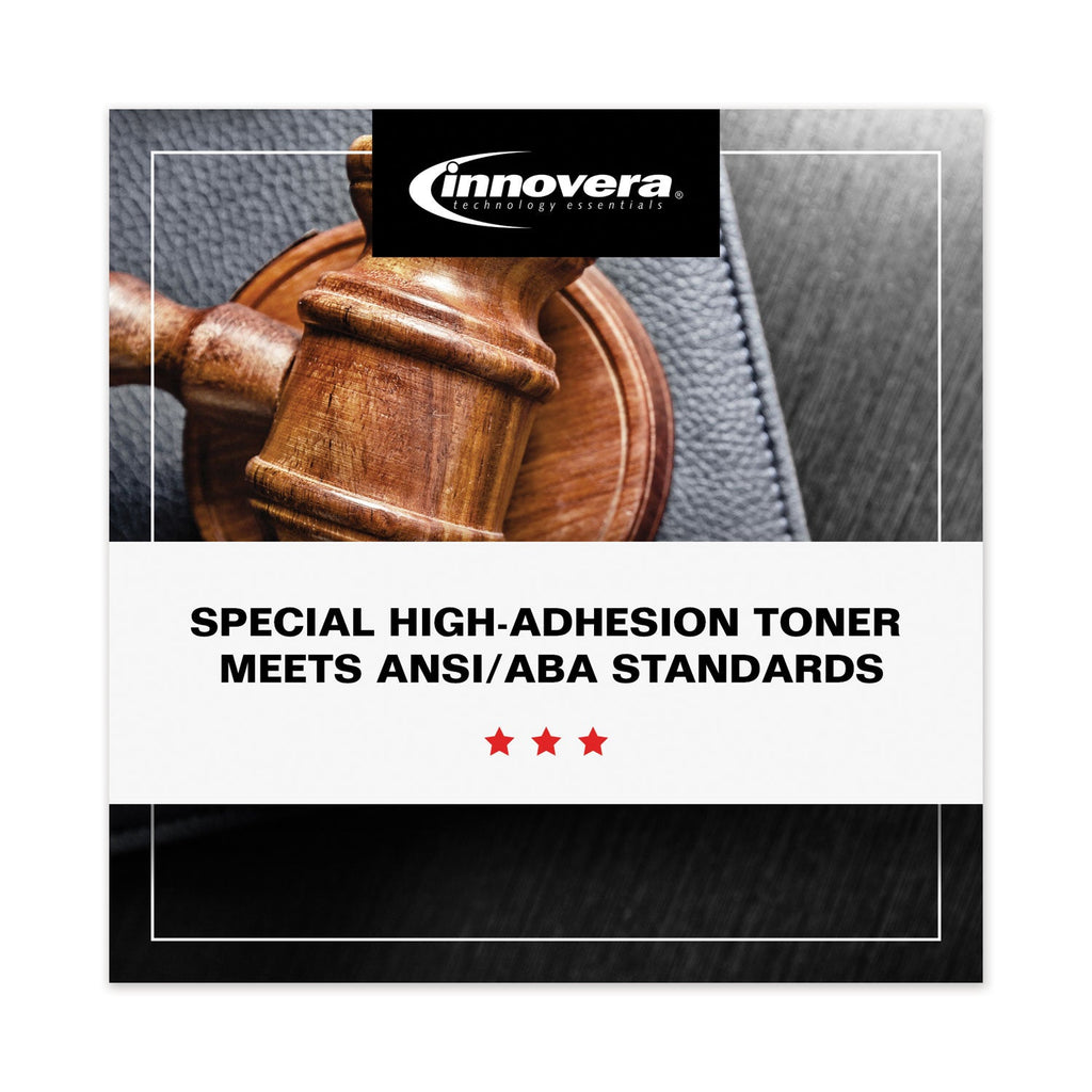 Innovera Remanufactured Black High-Yield MICR Toner, Replacement for 27XM (C4127XM), 6,000 Page-Yield