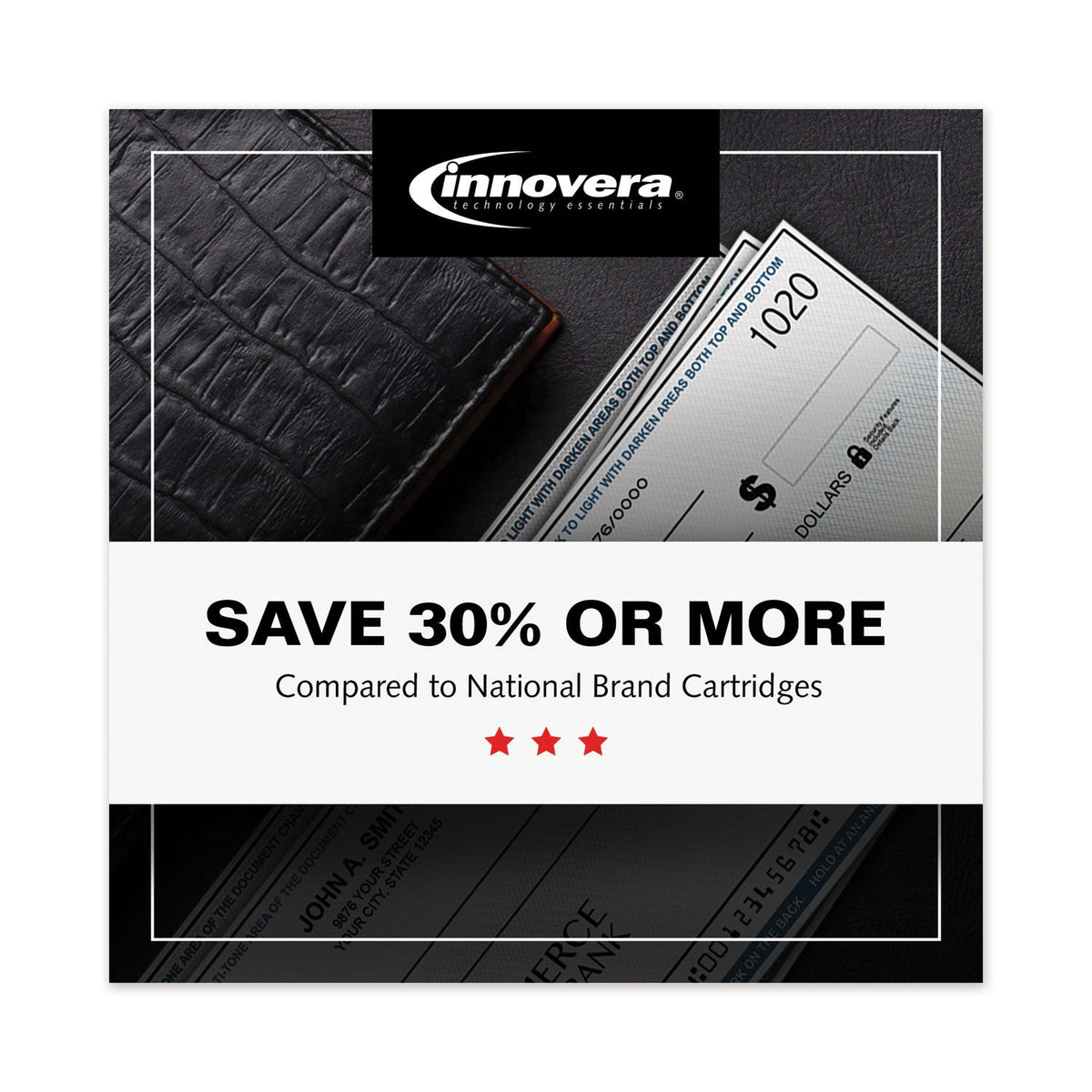 Innovera Remanufactured Black High-Yield MICR Toner, Replacement for 27XM (C4127XM), 6,000 Page-Yield