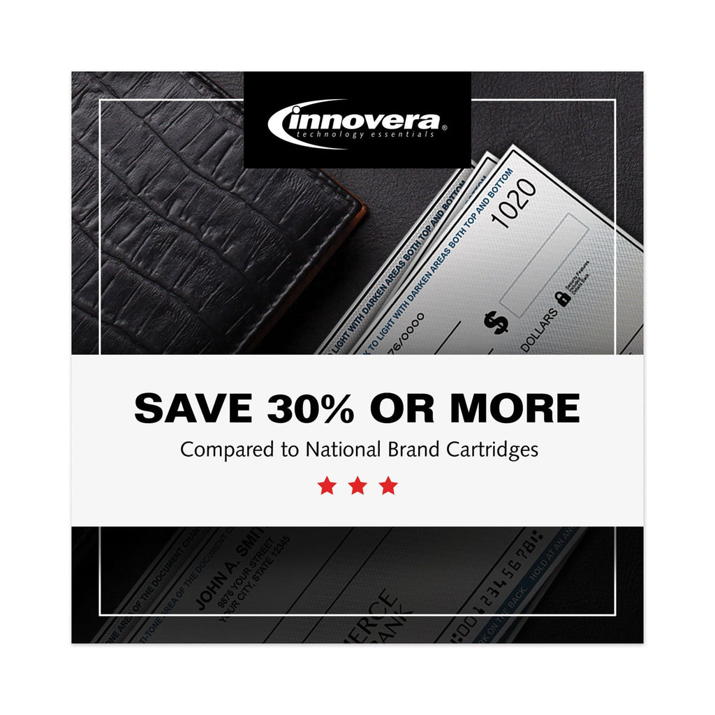 Innovera Remanufactured Black High-Yield MICR Toner, Replacement for 81XM (CF281XM), 25,000 Page-Yield