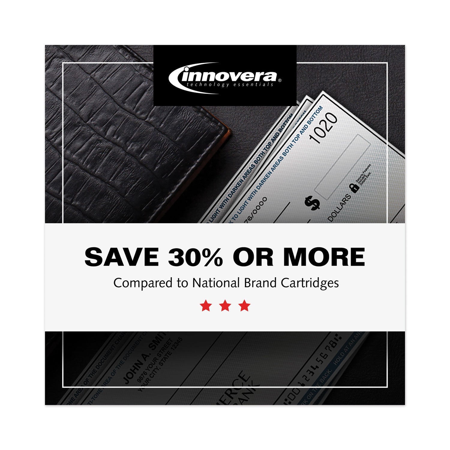 Innovera Remanufactured Black High-Yield MICR Toner, Replacement for 81XM (CF281XM), 25,000 Page-Yield