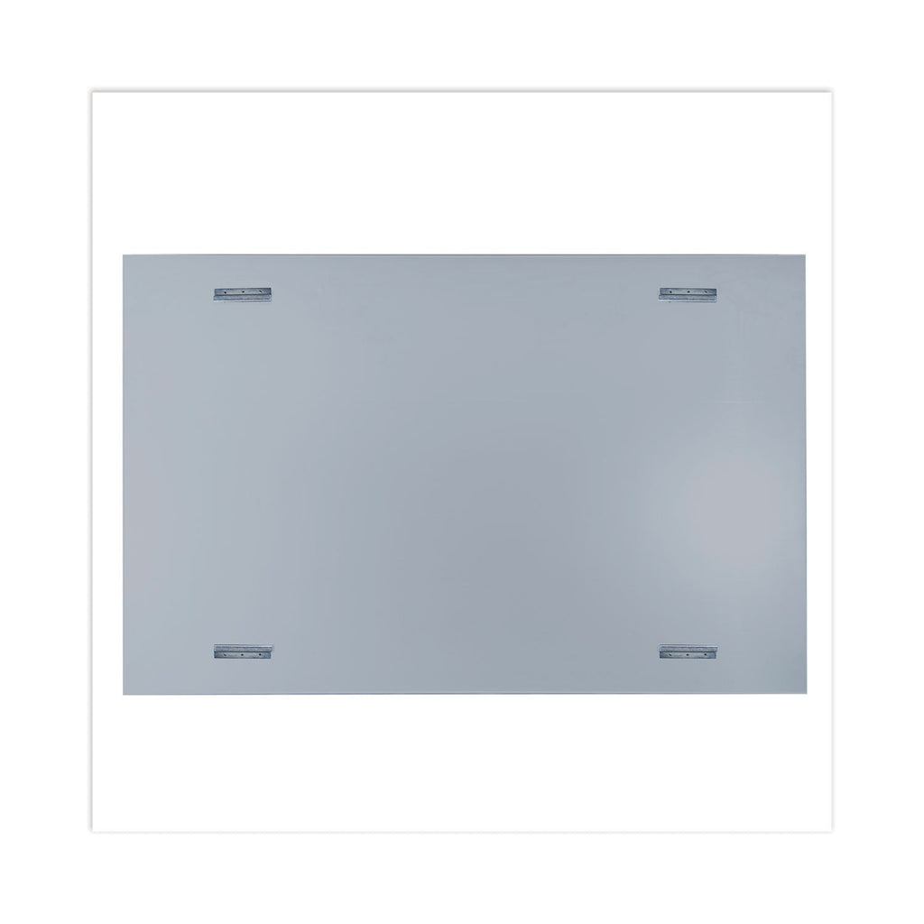 Universal Frameless Magnetic Glass Marker Board, 72" x 48", White