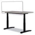 Safco 7517 Series Wellness Panel, 59.5 x 2.5 x 23.5, Acrylic, Clear