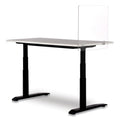 Safco 7515 Series Wellness Panel, 23.5 x 2.5 x 23.5, Acrylic, Clear