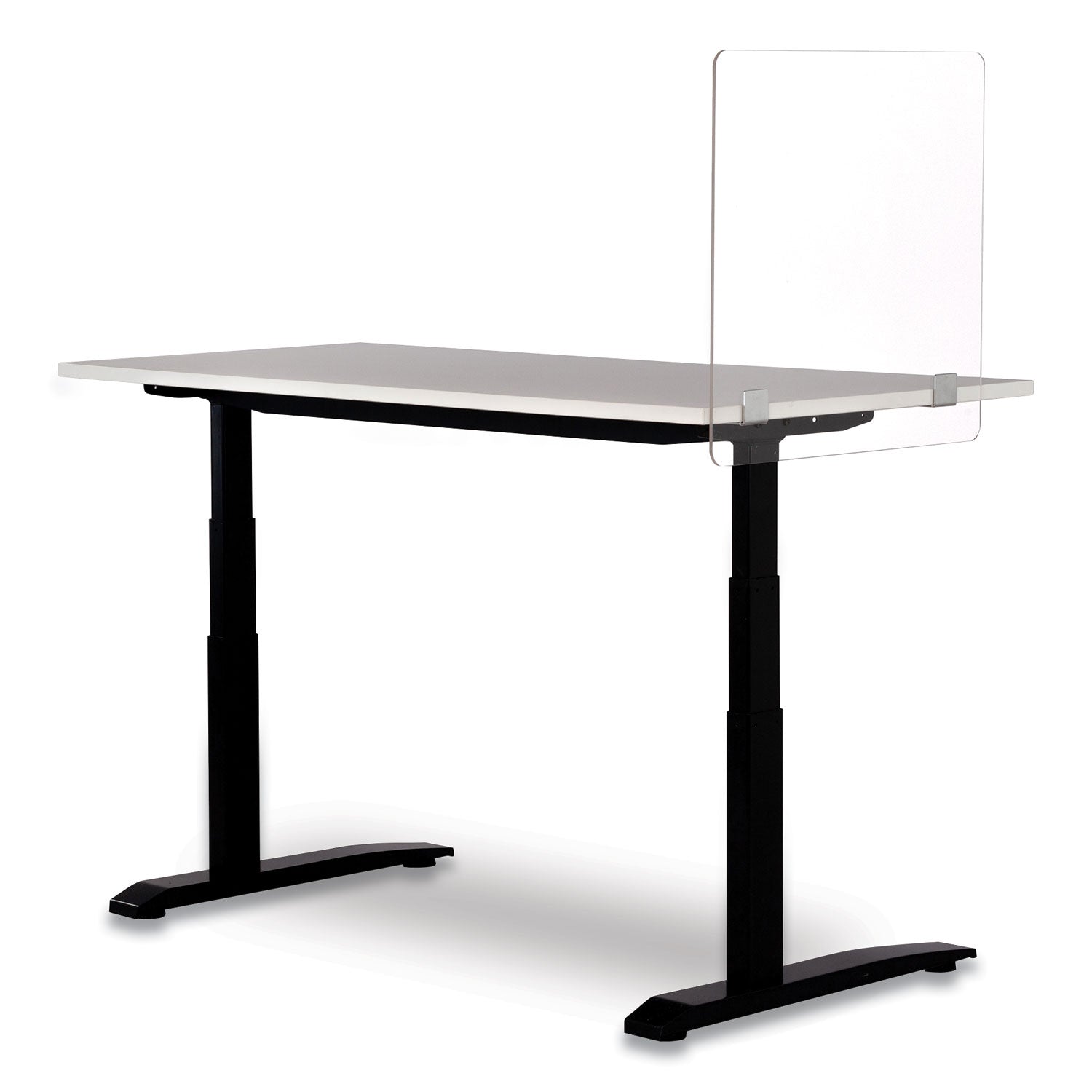 Safco 7515 Series Wellness Panel, 23.5 x 2.5 x 23.5, Acrylic, Clear