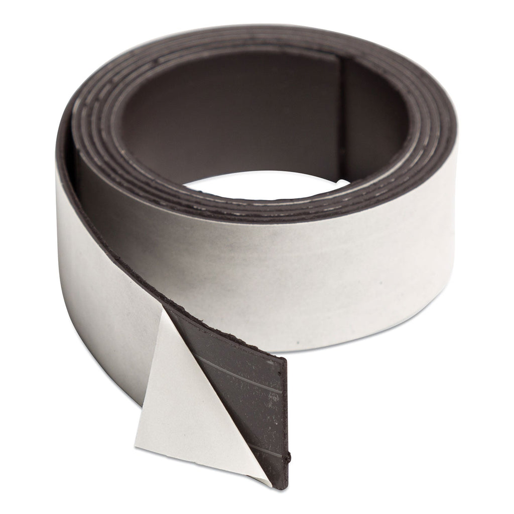 U Brands Magnetic Adhesive Tape Roll, 1" x 4 ft, Black