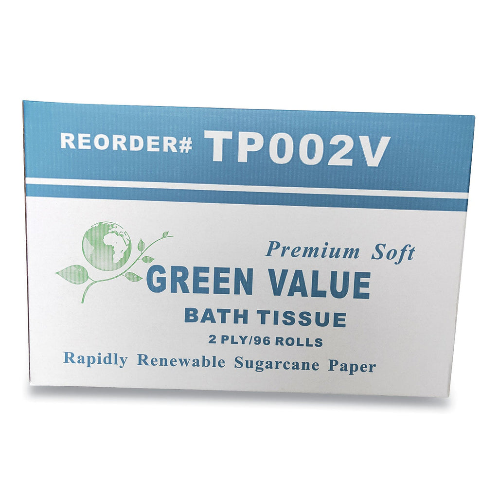 GEN 2-Ply Bath Tissue, Septic Safe, White, 420 Sheets/Roll, 96 Rolls/Carton