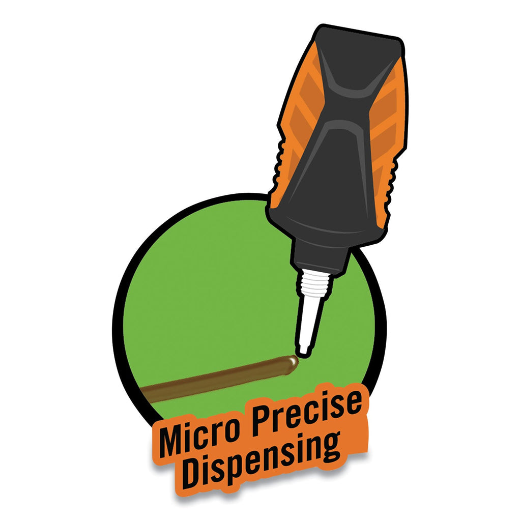 Gorilla Super Glue Micro Precise, 0.19 oz, Dries Clear, 4/Carton