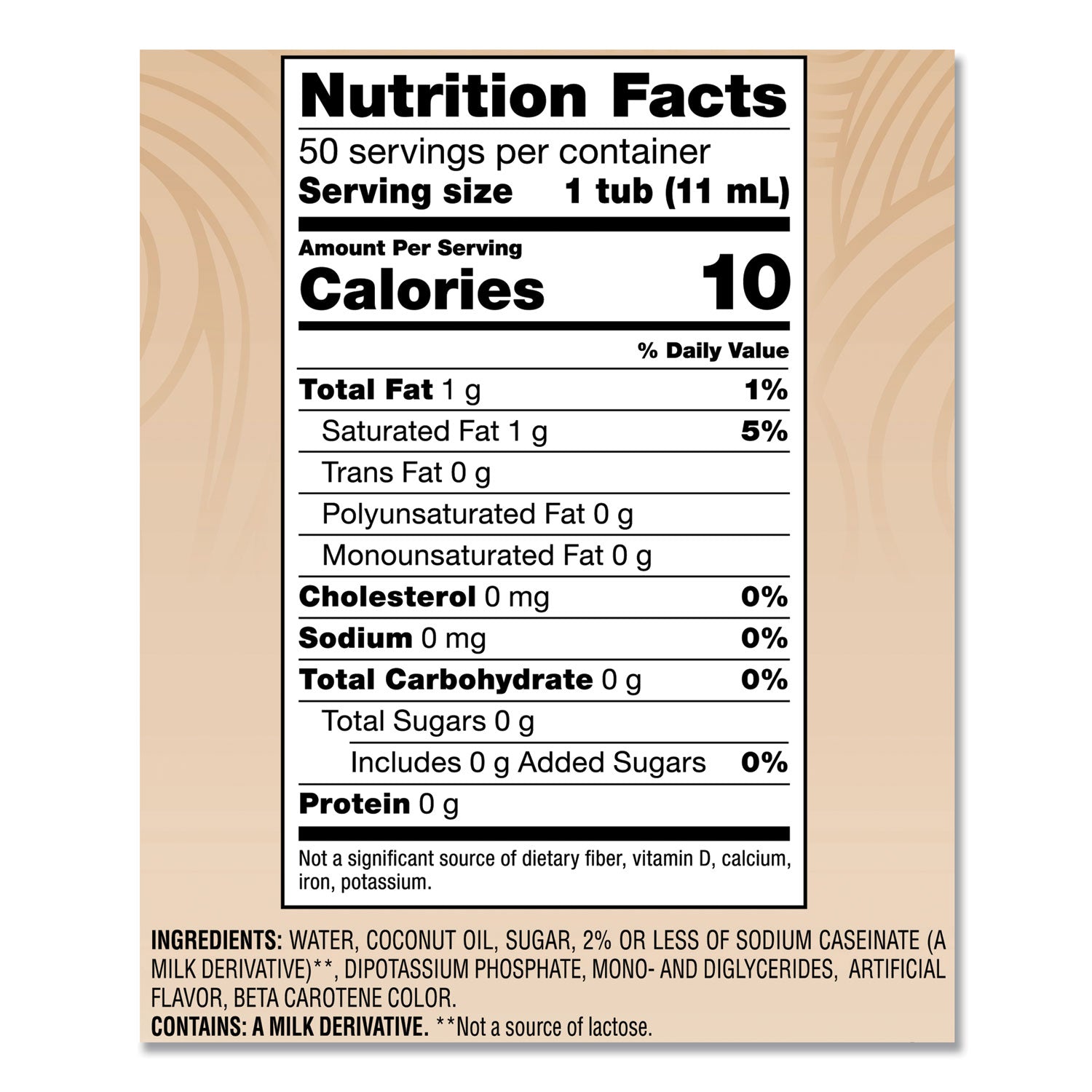 Coffee mate Liquid Coffee Creamer, Original, 0.38 oz Mini Cups, 50/Box, 4 Boxes/Carton, 200 Total/Carton