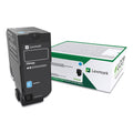 Lexmark 74C00CG Return Program Toner, 3,000 Page-Yield, Cyan