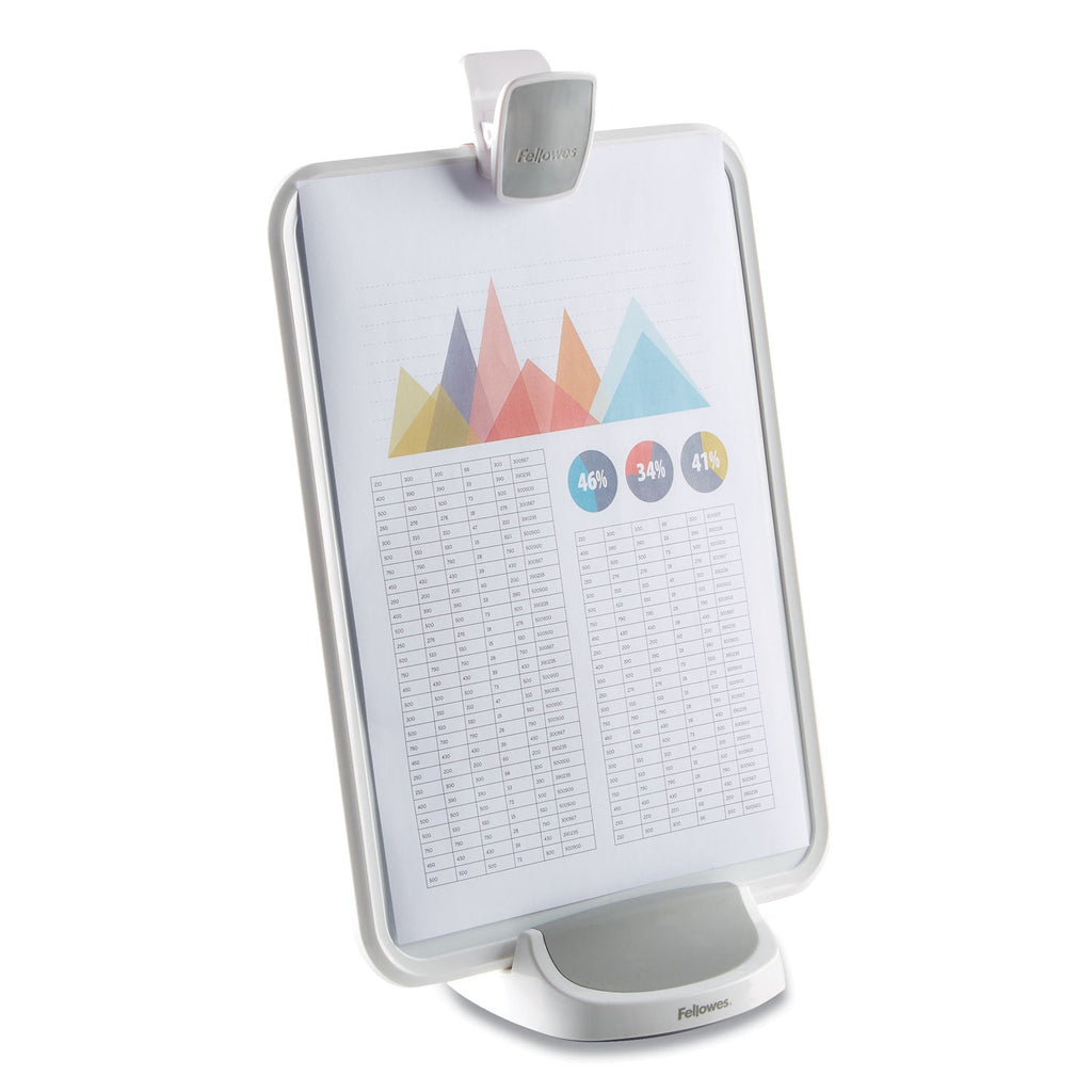 Fellowes I-Spire Series Document Lift, 100 Sheet Capacity, ABS Plastic/High Impact Polystyrene, White/Gray