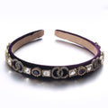 Fine edged glass drill sponge hair hoop