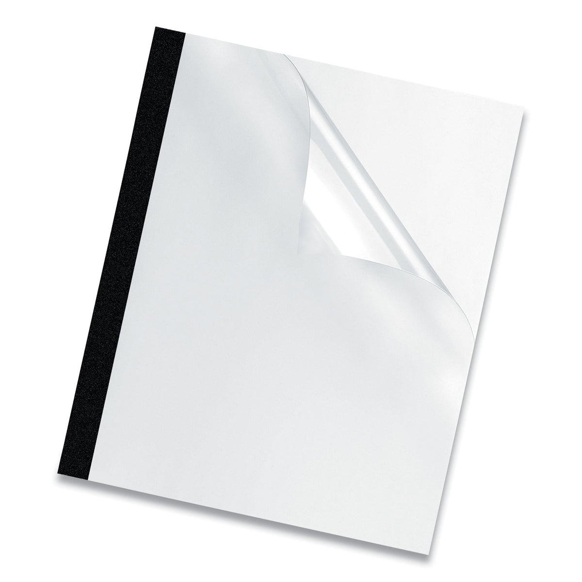 Fellowes Thermal Binding System Presentation Covers, Clear, 61 to 90 Sheet Capacity, 11 x 8.5, Unpunched, 10/Pack