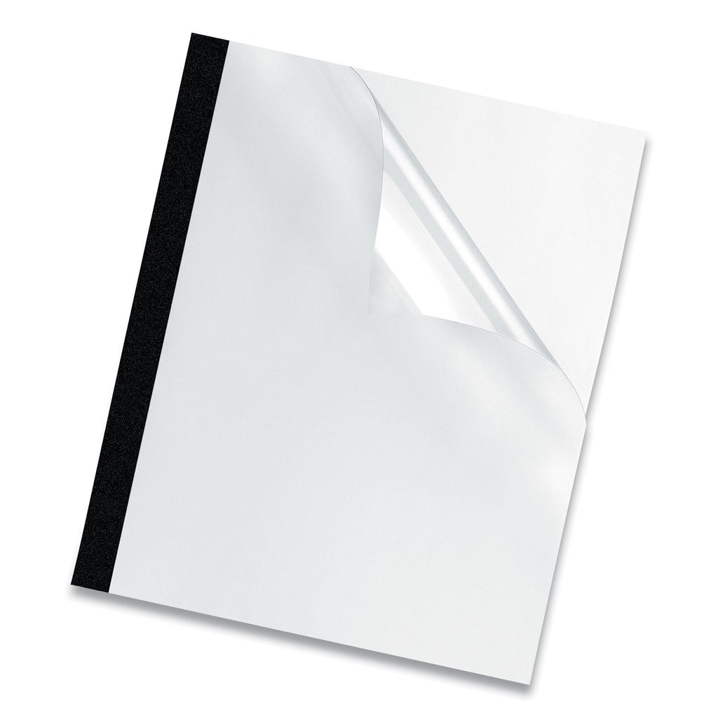Fellowes Thermal Binding System Presentation Covers, Clear, 181 to 240 Sheet Capacity, 11 x 8.5, Unpunched, 10/Pack