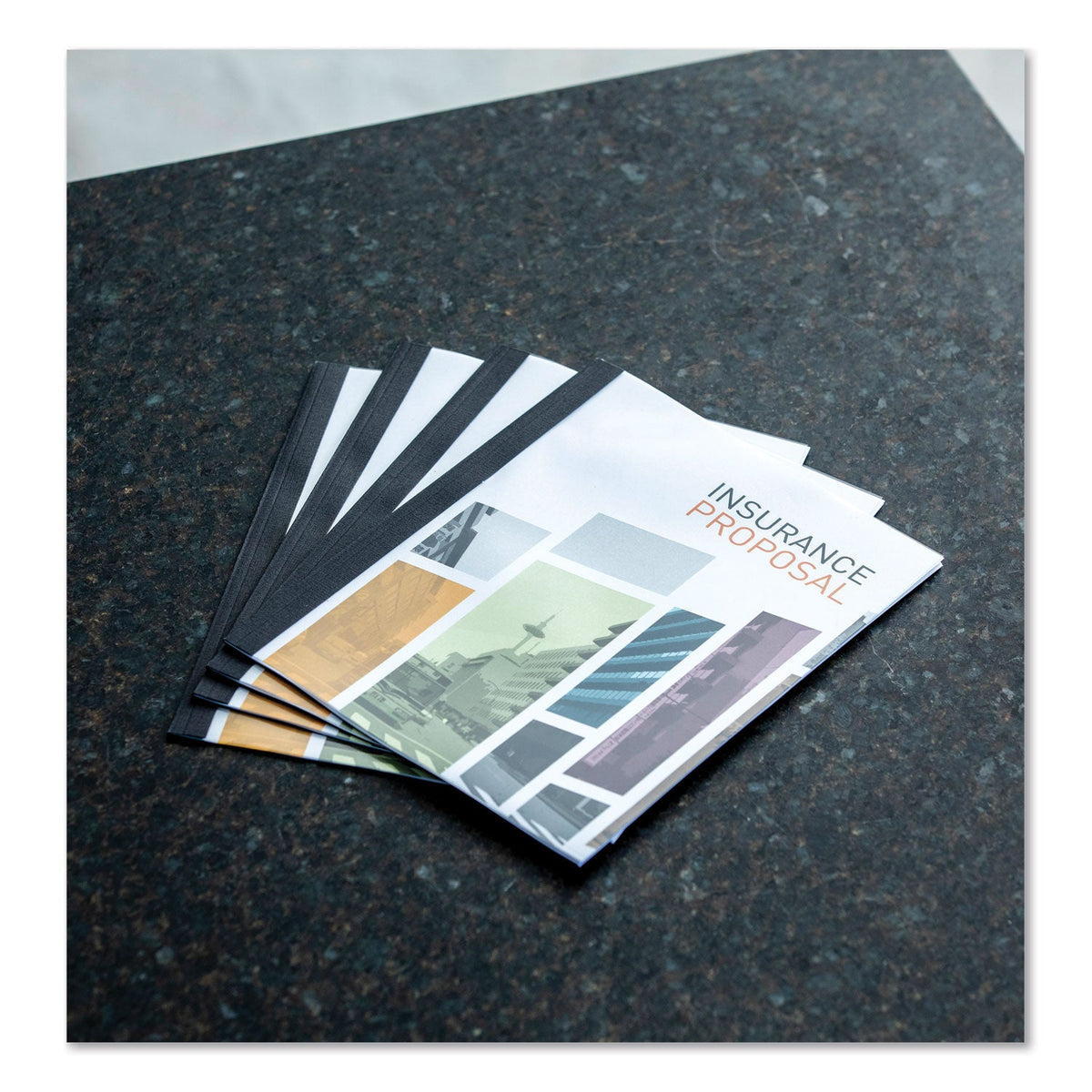 Fellowes Thermal Binding System Presentation Covers, Clear, 16 to 30 Sheet Capacity, 11 x 8.5, Unpunched, 10/Pack