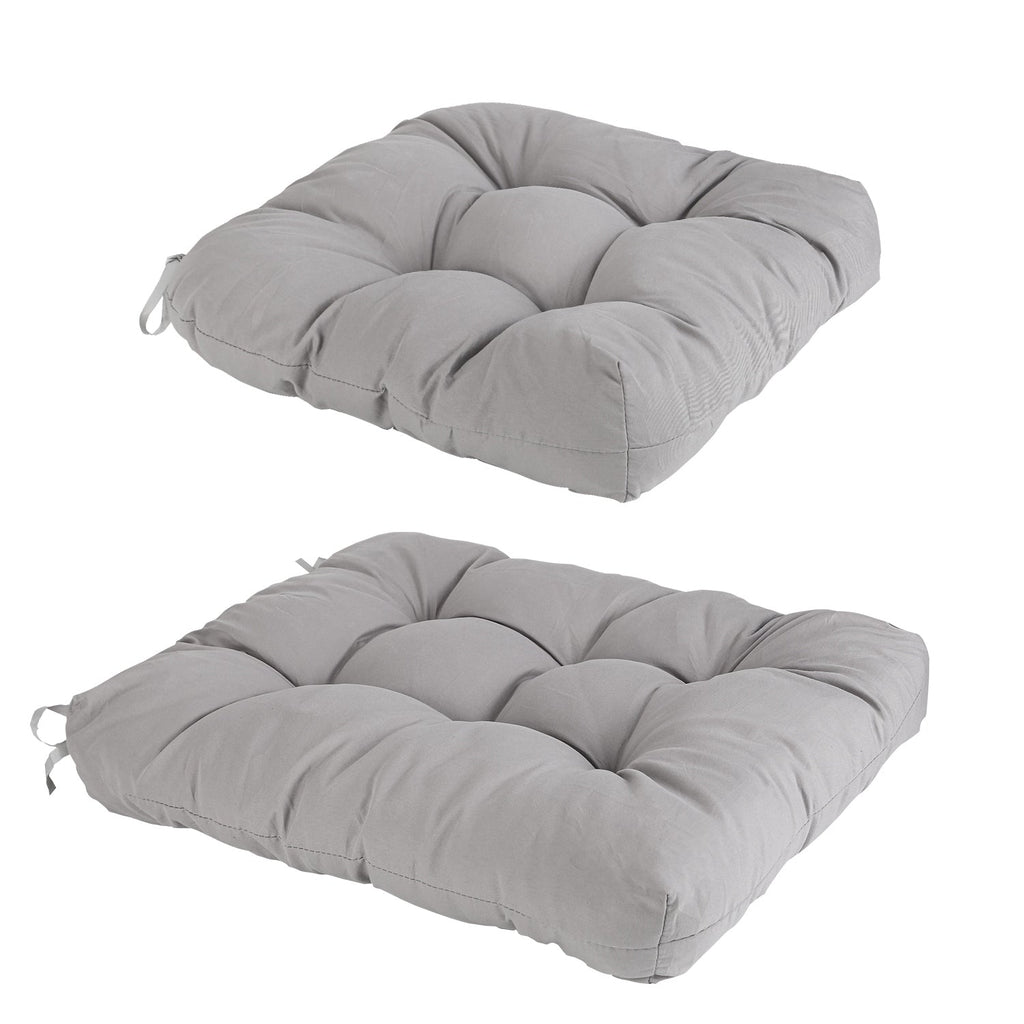 2Pcs Rocking Chair Cushion Upper And Lower Back And Seat Sets with Non-Slip Ties Polyester Fiber Filling Comfortable for Indoor Home Office Car