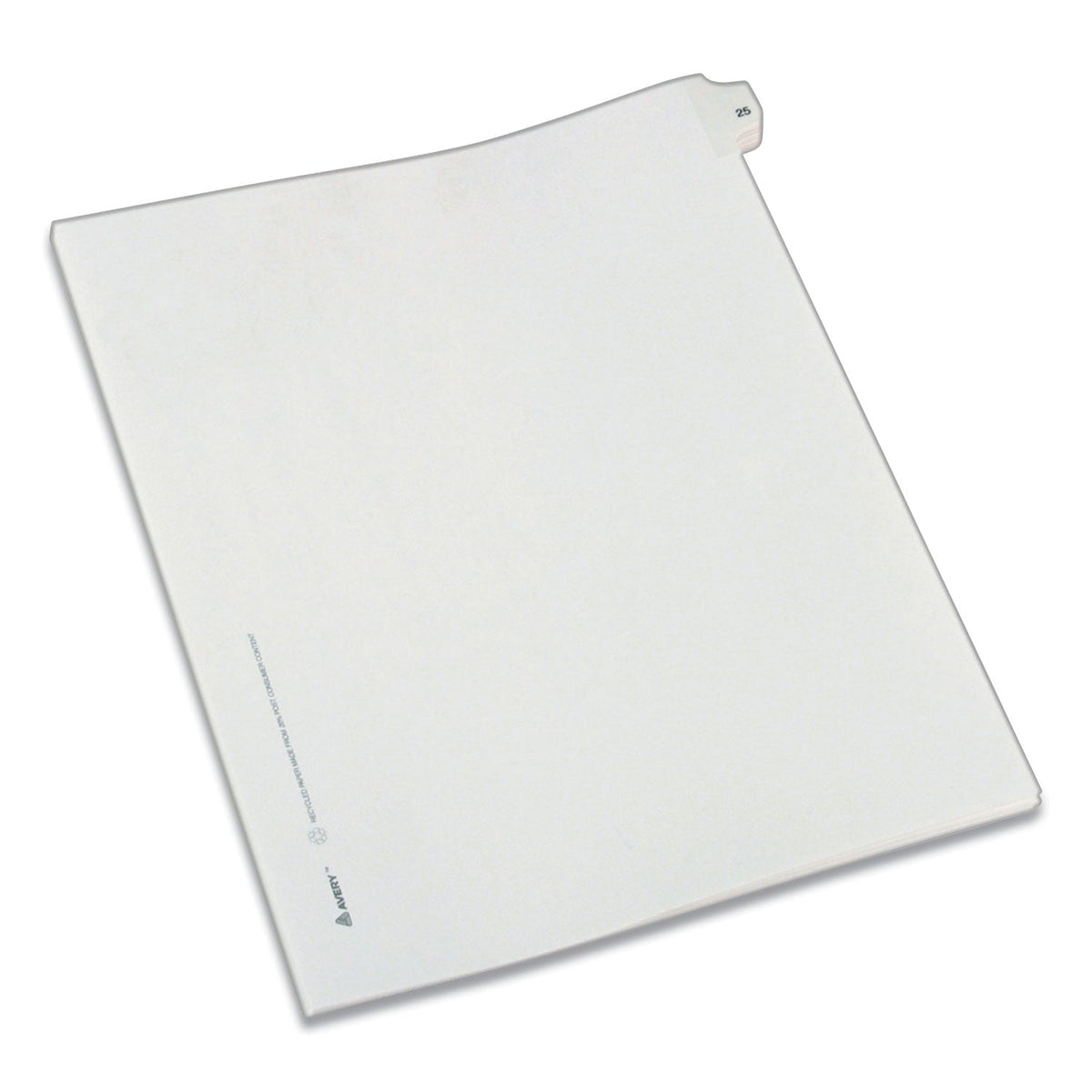 Avery Preprinted Legal Exhibit Side Tab Index Dividers, Allstate Style, 10-Tab, 25, 11 x 8.5, White, 25/Pack