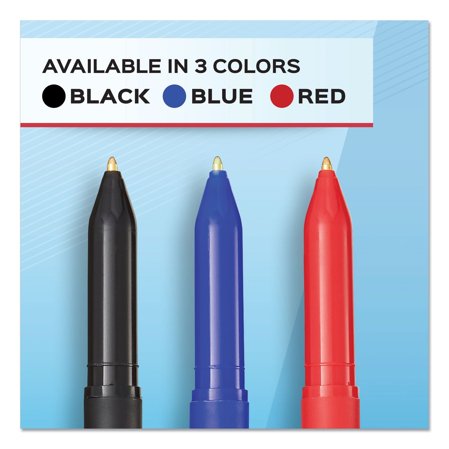 Paper Mate Write Bros. Ballpoint Pen Value Pack, Stick, Medium 1 mm, Black Ink, Black Barrel, 60/Pack