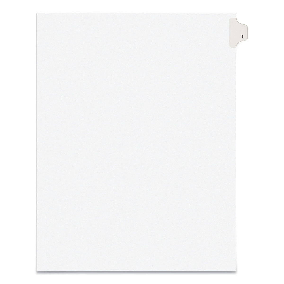 Avery Preprinted Legal Exhibit Side Tab Index Dividers, Avery Style, 10-Tab, 1, 11 x 8.5, White, 25/Pack