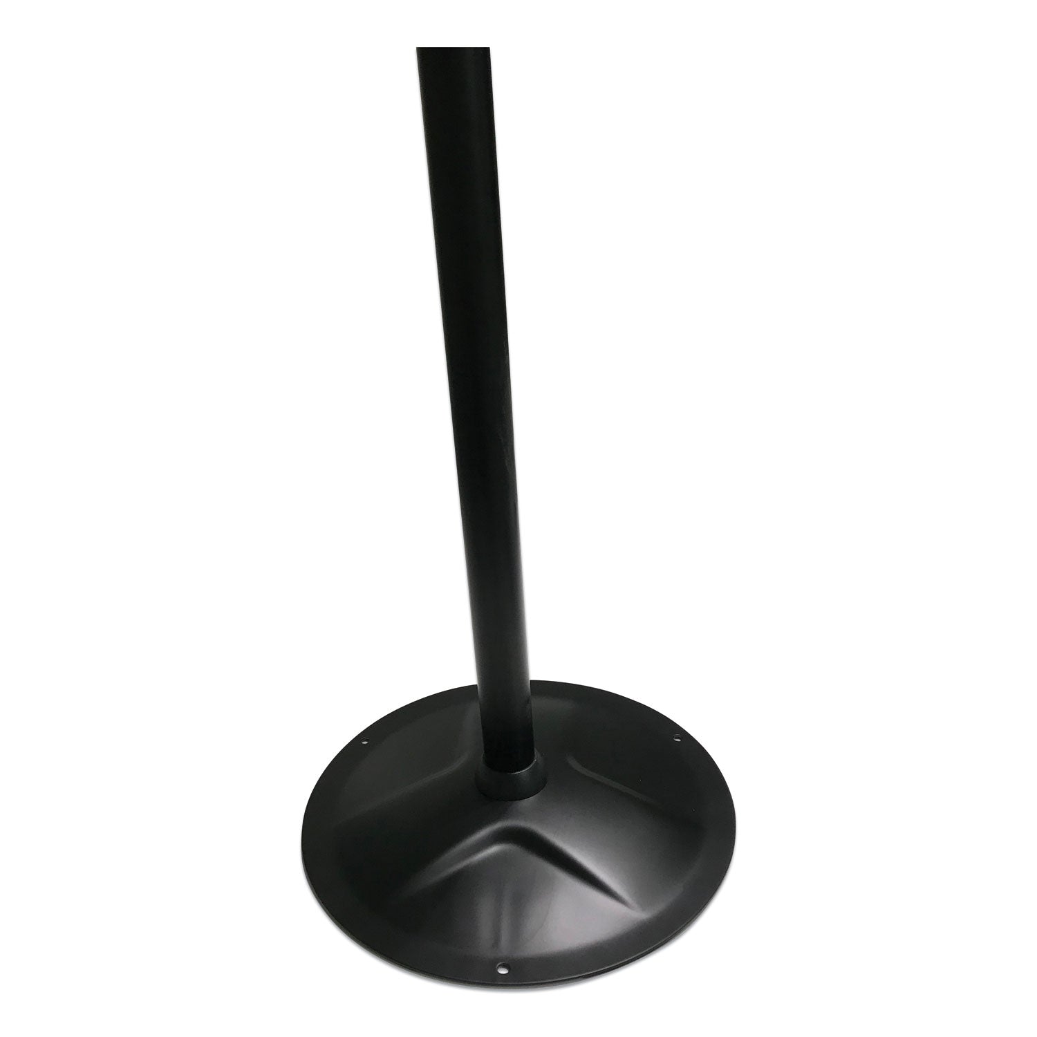 Kantek Floor Stand for Sanitizer Dispensers, Height Adjustable from 50" to 60", Black