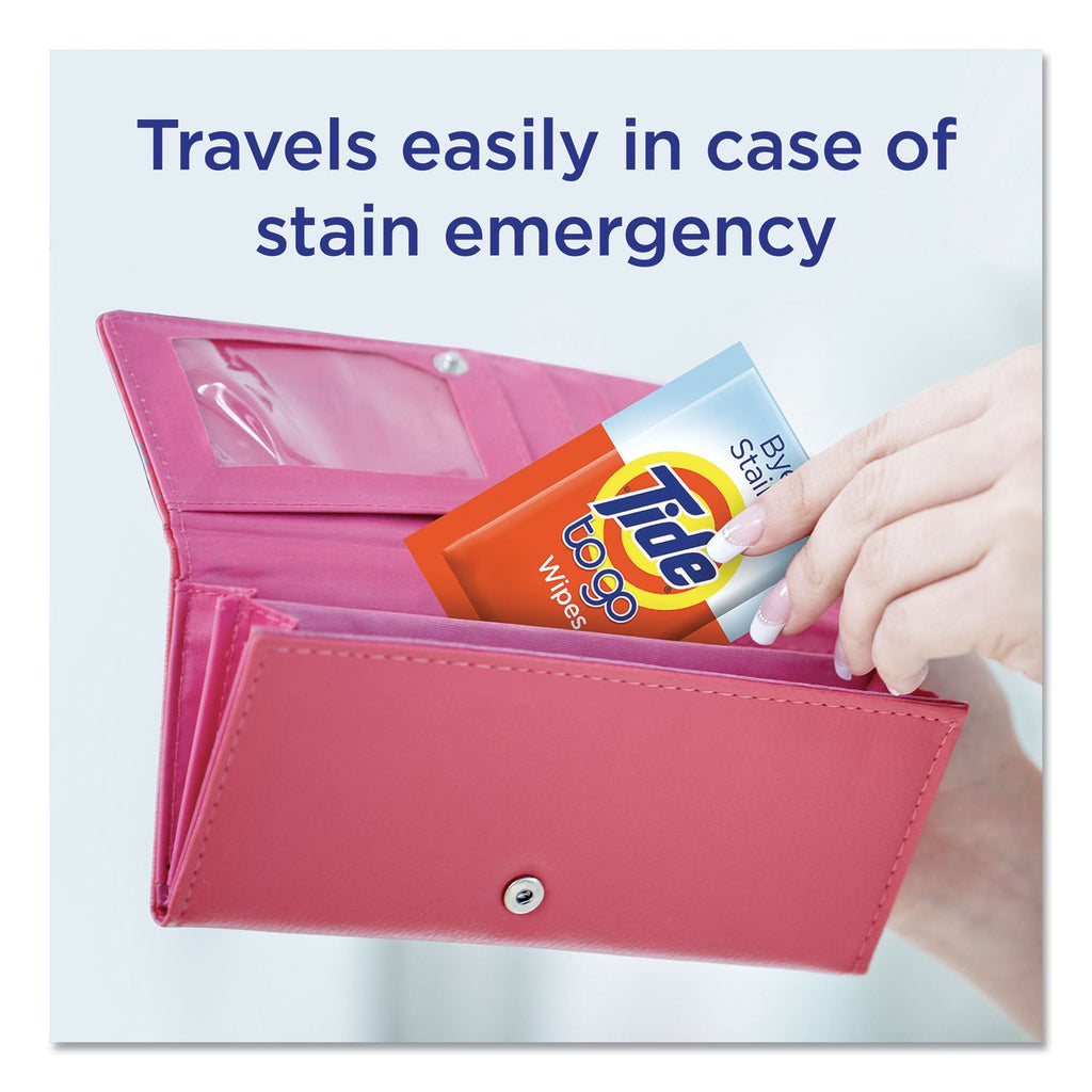 Tide To Go Instant Stain Remover Wipes, 6 x 5, Scented, 10/Box, 12 Boxes/Carton