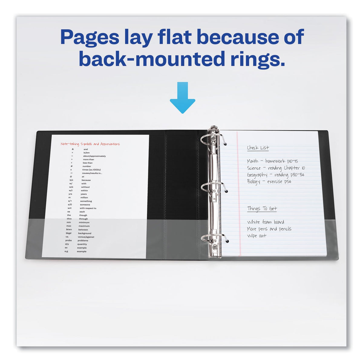 Avery Durable Non-View Binder with DuraHinge and Slant Rings, 3 Rings, 3" Capacity, 11 x 8.5, Green
