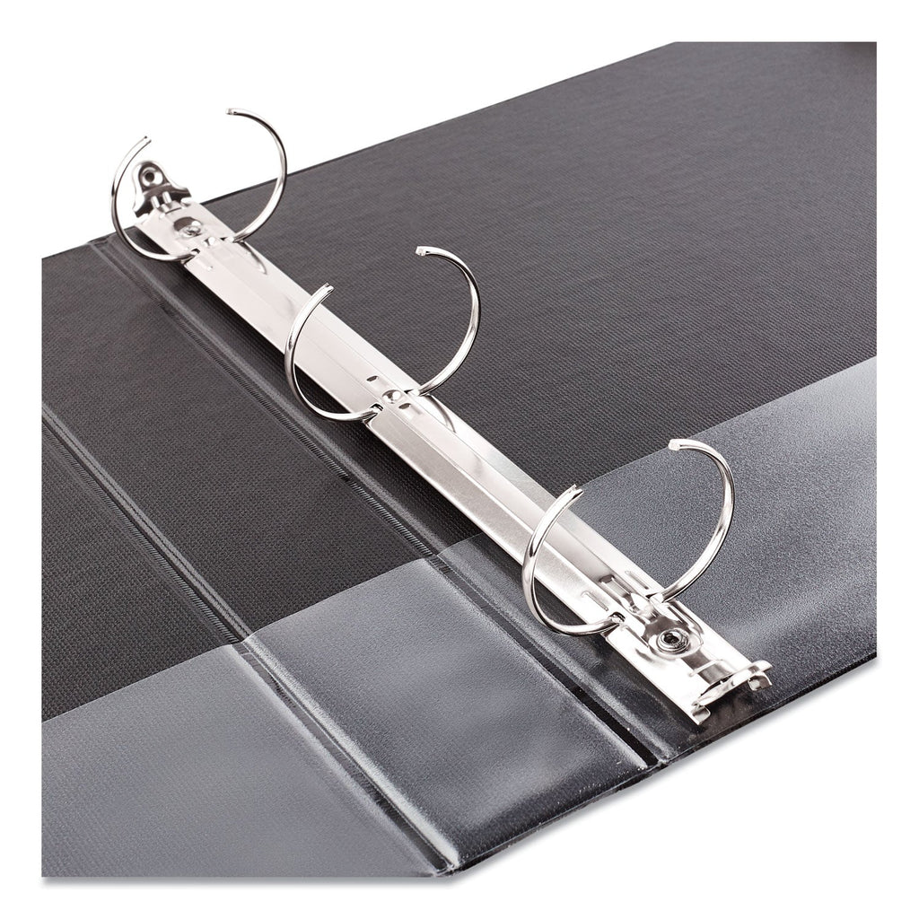 Avery Economy Non-View Binder with Round Rings, 3 Rings, 1.5" Capacity, 11 x 8.5, Black, (4401)