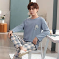 Men's Pajamas, Long Sleeved Spring And Autumn Home Wear