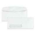 Quality Park Park Ridge Embossed Executive Envelope, Address Window, #10, Commercial Flap, Gummed Closure, 4.13 x 9.5, White, 500/Box