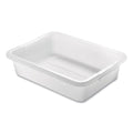 Rubbermaid Bus/Utility Box, 15" x 20" x 5", White
