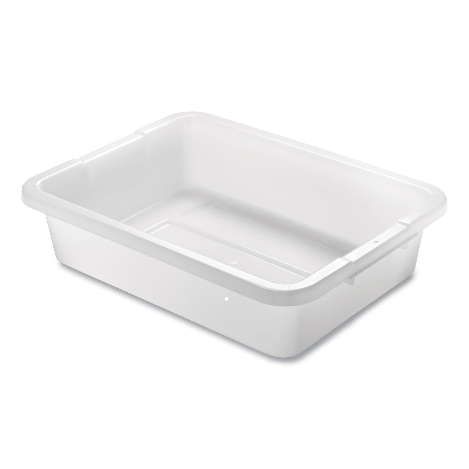 Rubbermaid Bus/Utility Box, 15" x 20" x 5", White
