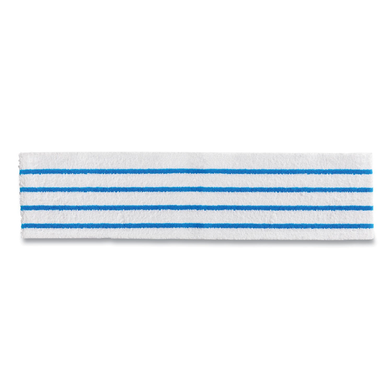 Rubbermaid Disposable Microfiber Pad, 4.75 x 19, White/Blue Stripes, 50/Pack, 3 Packs/Carton