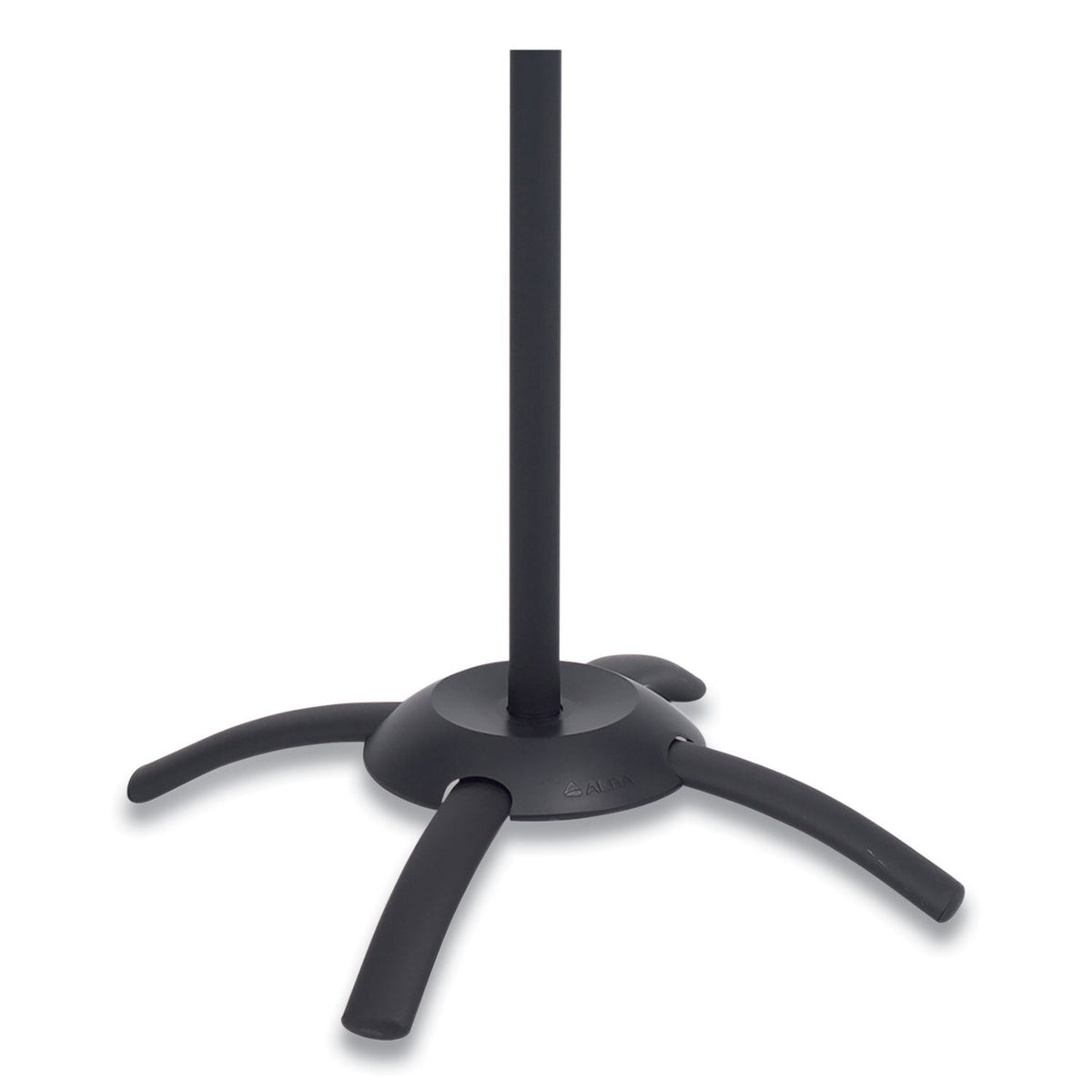 Alba CLEO Coat Stand, Stand Alone Rack, Ten Knobs, Steel/Plastic, 19.75w x 19.75d x 68.9h, Black